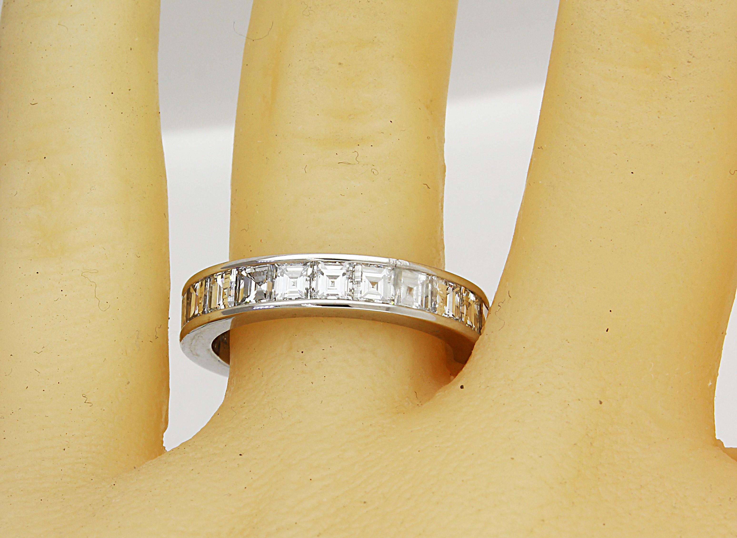 Chanel Set Asscher Cut Eternity Band 